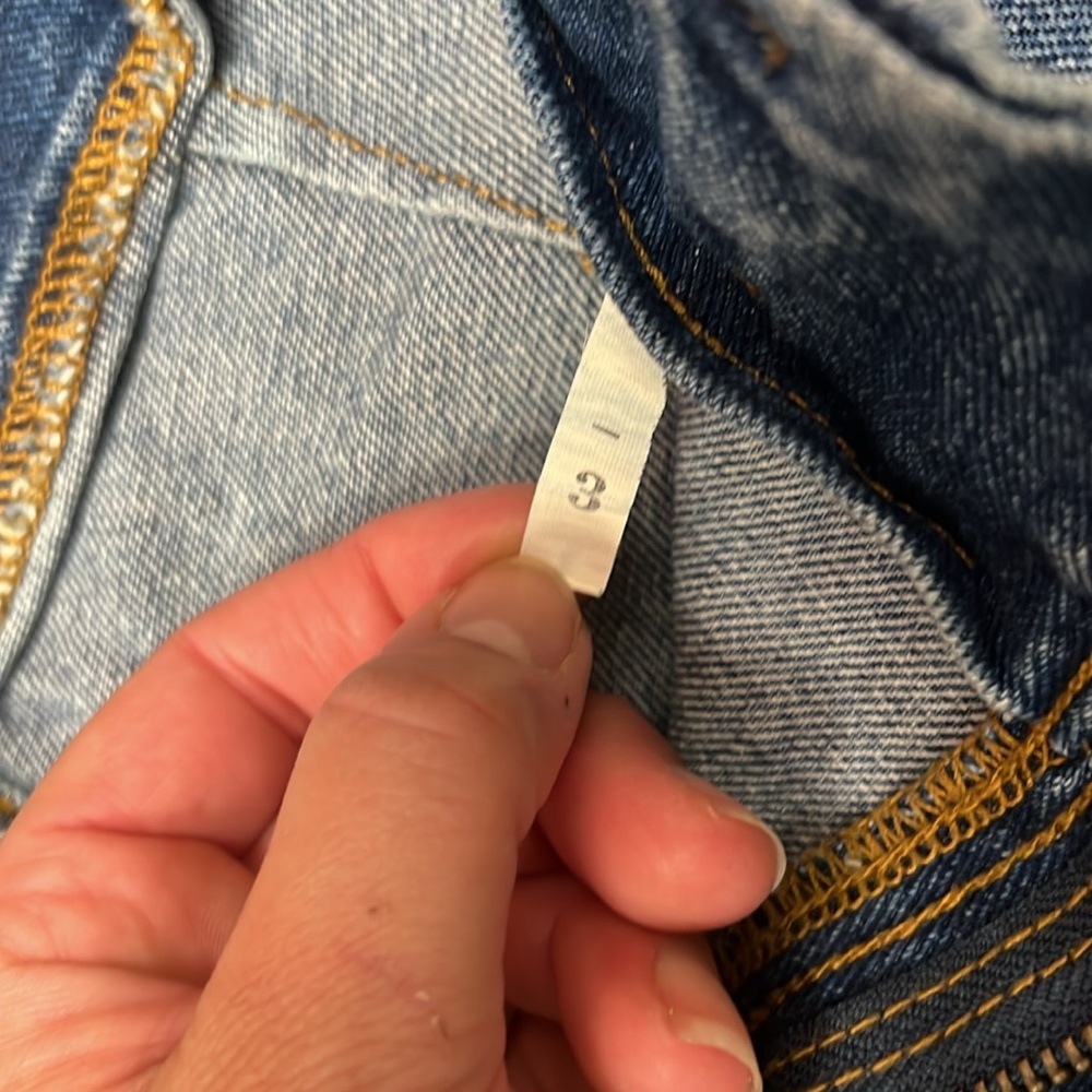 Rubie's Classic Blue Wide Leg Jeans Size 3 - Picture 3 of 6